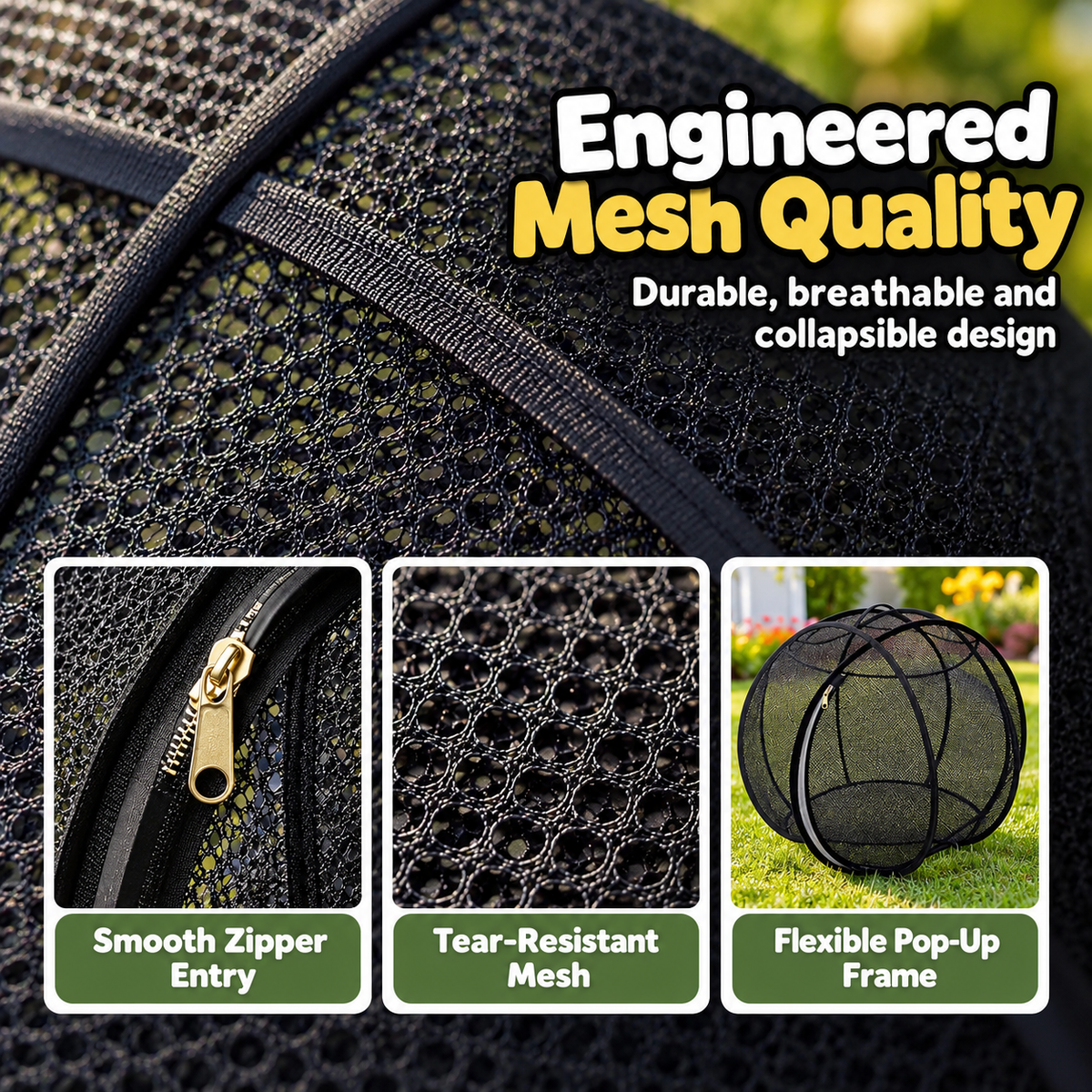FuzzyTail™ - Cat Playpen Ball
