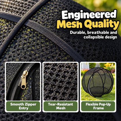 FuzzyTail™ - Cat Playpen Ball