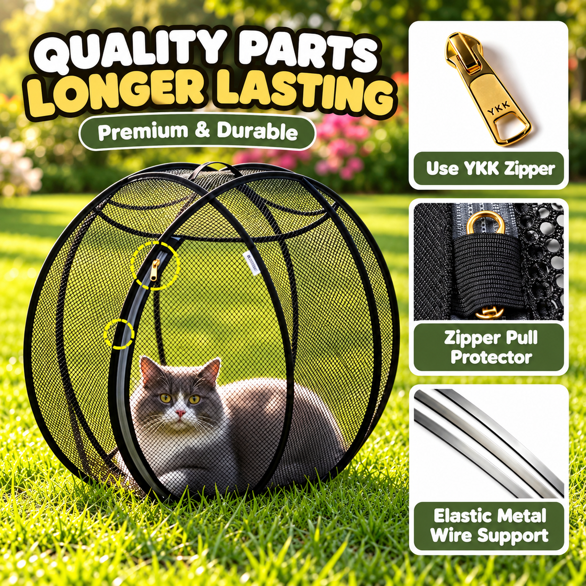 FuzzyTail™ - Cat Playpen Ball