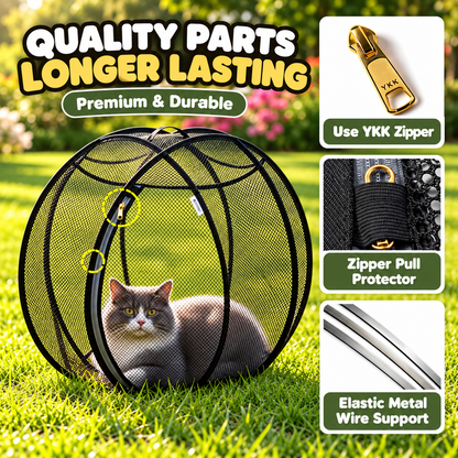 FuzzyTail™ - Cat Playpen Ball